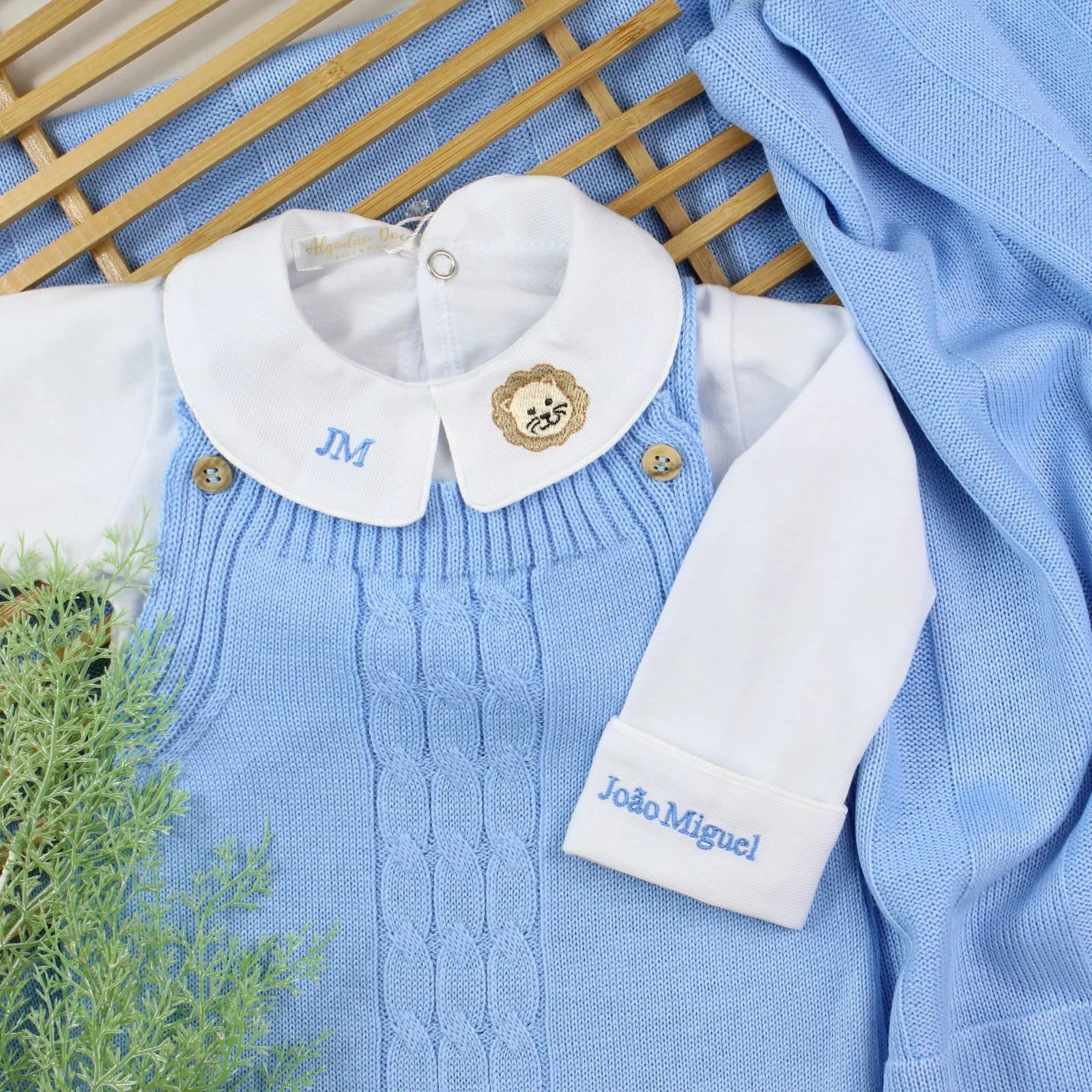 Kit Saída Maternidade Personalizável Completa João | Personalize Com o Nome do Seu Príncipe