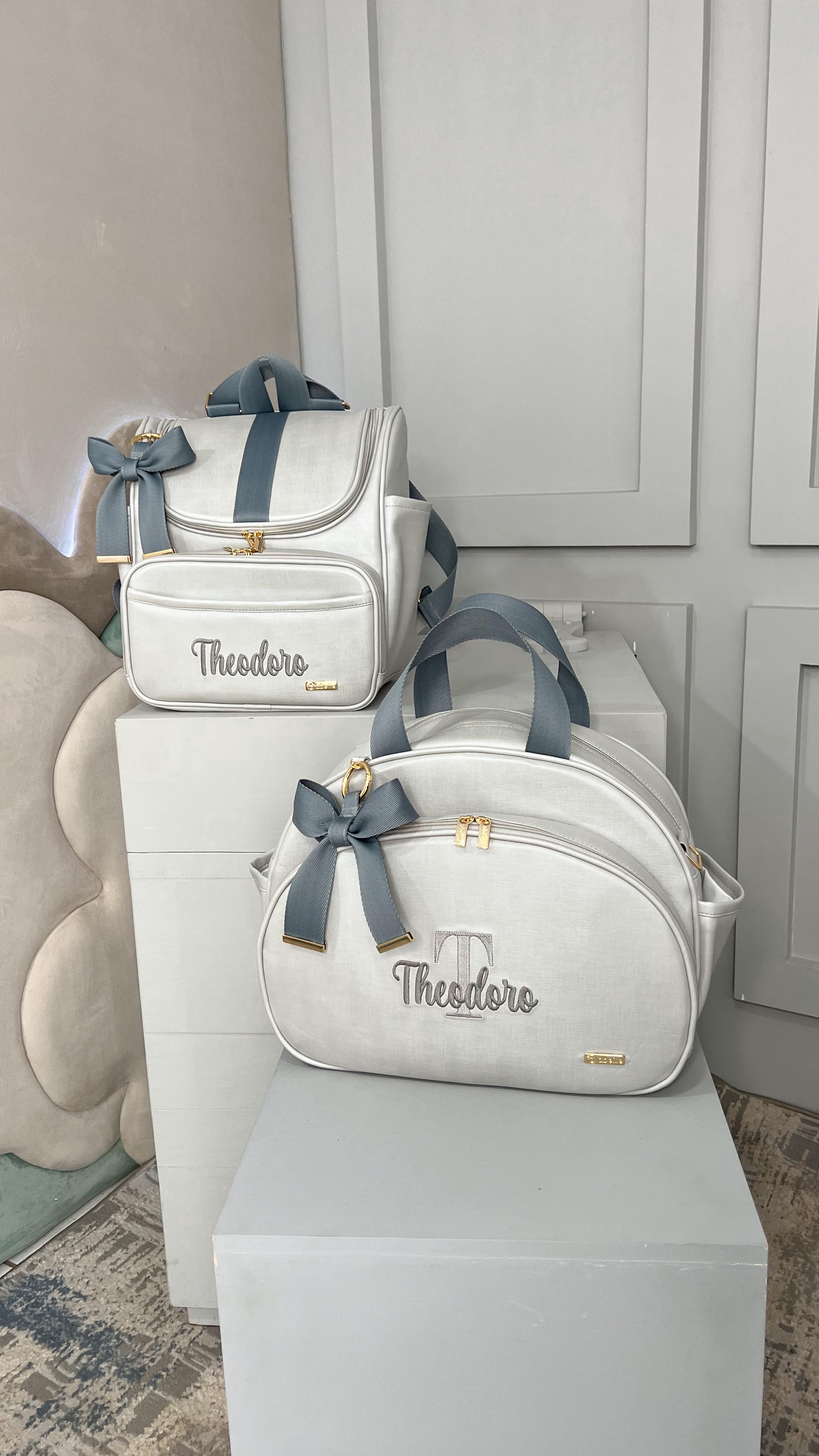 PROMOÇÃO Kit de Bolsas Maternidade 100% Personalizado com nome do Principe/Princesa