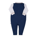 KIT 3 Macacões Longo Polo Paraíso - Branco e Azul