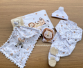 Kit Saída Maternidade Safari 6 Peças